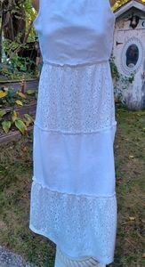 White,lacey sundress